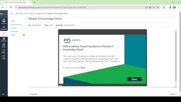 Module 4 Knowledge Check | AWS Cloud Security | AWS Academy | AWS cloud foundations| Amazon AWS