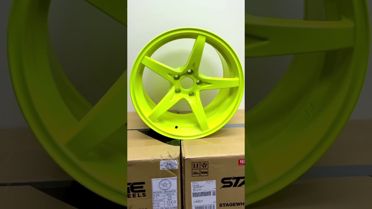 Fresh From Powder Coating P2 Customs Killed It On The Color Change Of My Stage Monroe Wheels