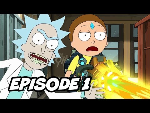 Rick and Morty Season 4 Episode 1 - TOP 10 WTF and Easter Eggs