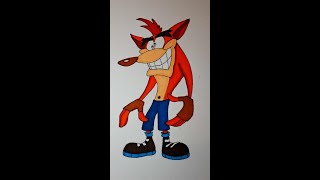 Wumpa Warrior Coloring Crash Bandicoot The Unique Hero Of The Iconic Video Game Series