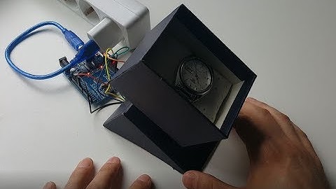 How to make: Watchwinder for Automatic Watches   |   DIY Project  Tutorial |  (using Arduino)