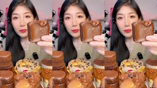 Ultimate Chocolate Cake Mukbang Asmr Rich, Creamy & Satisfying Dessert Sounds