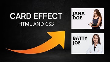 How to make simple card hover effect in 2022. Create stunning card hover effects with ease!