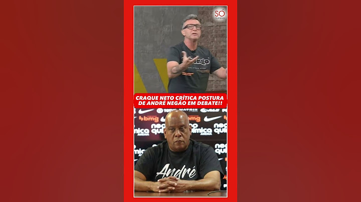 CRAQUE NETO CRÍTICA POSTURA DE ANDRÉ NEGÃO DO DEBATE!! #craqueneto #corinthians