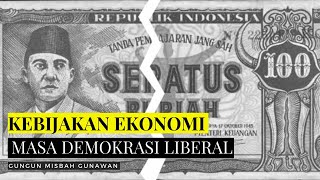 Kehidupan Ekonomi Pada Masa Demokrasi Liberal