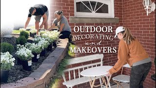 Outdoor Decorating and Makeovers  Spring Porch Decorate with Me 2024! Outside Home Decor Ideas