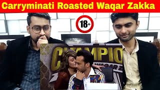 Subscribe our new vlogging channel aadi man:
https://www./channel/ucv3l2q65vn3f9qodpfoyb2w/ this is a reaction
video of carryminati waqar zaka dar...