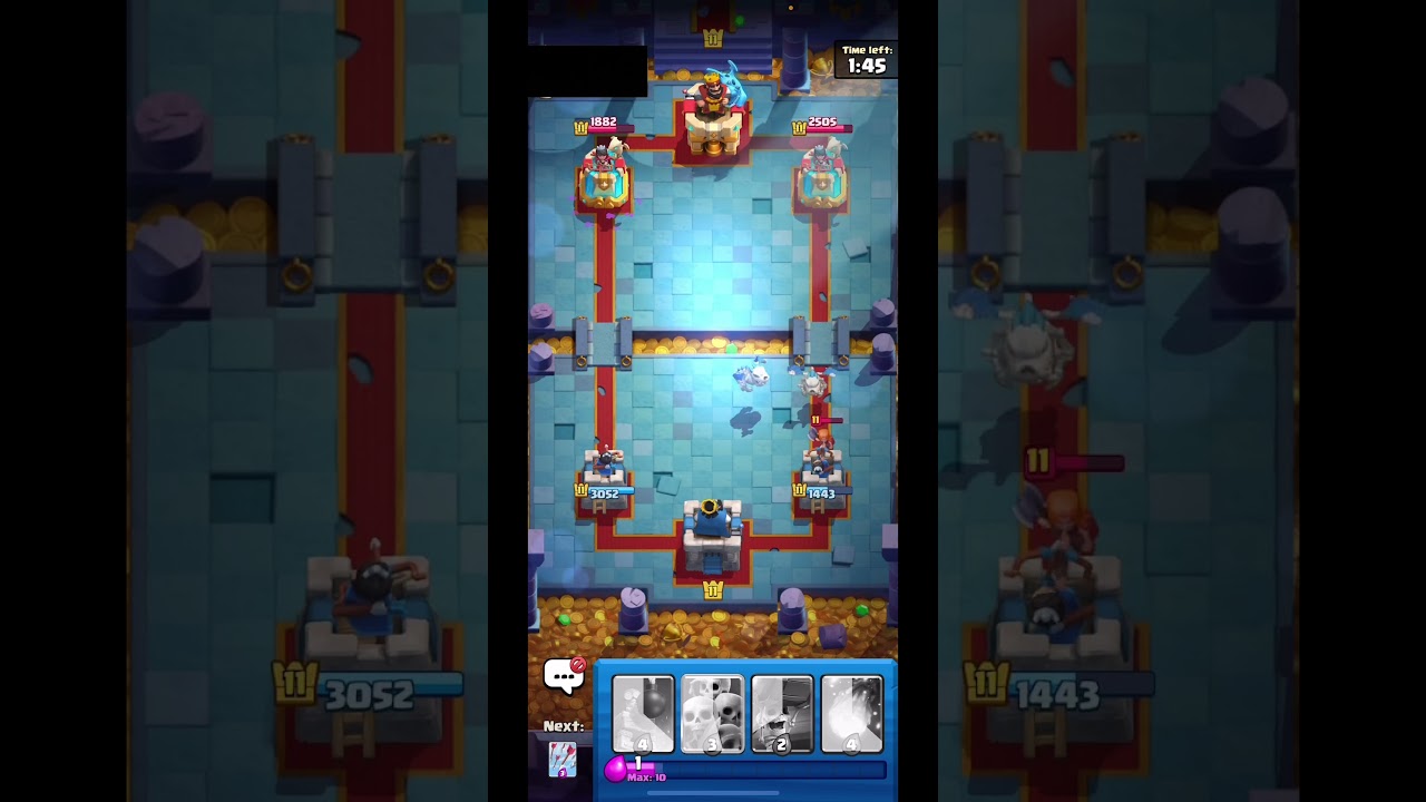 Using a all skeleton deck in clash Royale 
