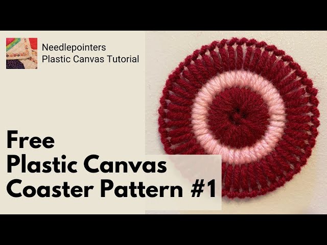 How to Stitch Plastic Canvas Coasters Pattern #1 (Plastic Canvas Circles) - YouTube how-to-stitch-plastic-canvas-coasters-pattern-1-plastic-canvas-circles-youtube