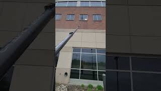 Why use a rigid water fed pole to clean windows