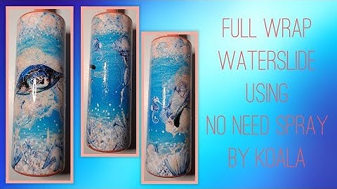 Full Wrap Waterslide Tumbler From Tutorial Video VIDEO #3 of 3