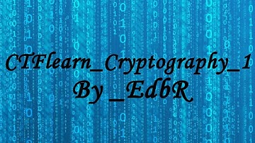 CTFlearn - Cryptography Part 1 , By EdbR
