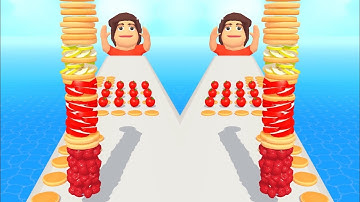 PANCAKE RUN 🥞🔥- All Levels Gameplay Android, iOS v.12