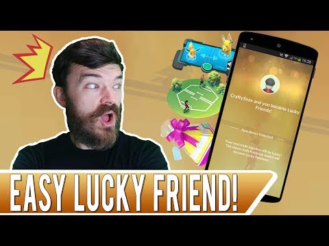 Video: Pok Mon Go Lucky Friends și Pokky Pok Mon - Cum Să Obțineți Lucky Friends și Garantați Pok Luc Mon
