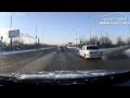 ДТП на Дамбовской 21 декабря 2013 года. Тойота Королла, БМВ, Волга.