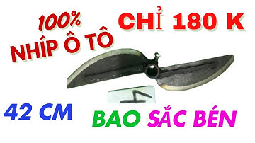 Dao xắt chuối mịn từ nhíp xe 42 cm Chỉ 180k - Tốt nhất - Chống rung lắc