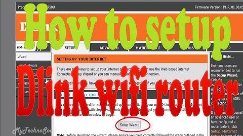 How to setup Dlink wifi router with static IP? || Configure D-Link DSL-2750U wireless Router