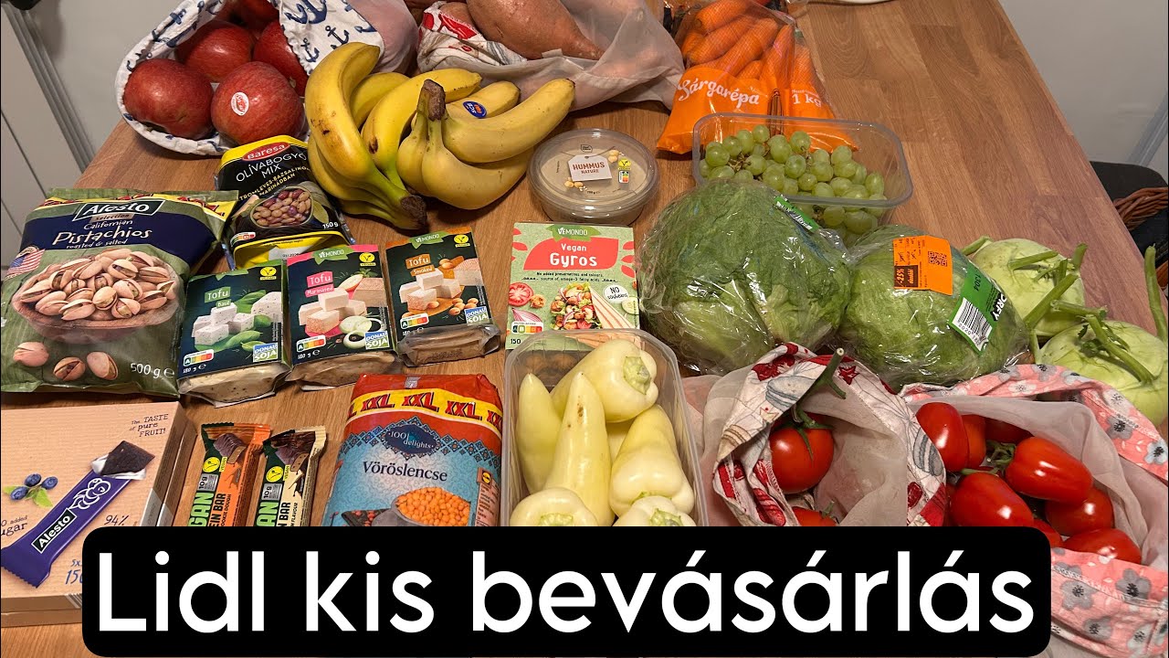 Kisebb Lidl bevásárlás ✅