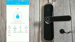 Smart Lock TT lock APP set up video screenshot 1