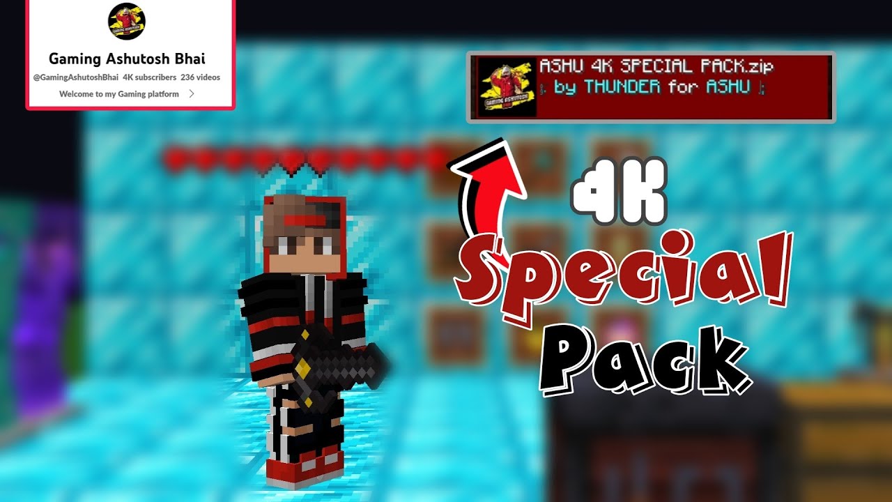 My 4k Best Texture Pack For Pojav Launcher !! - YouTube