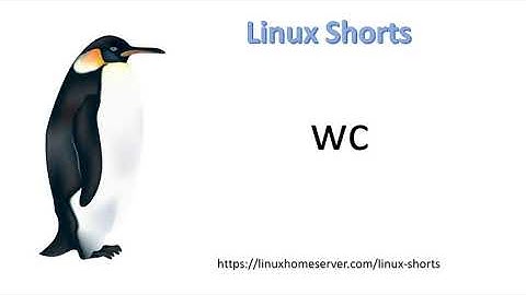 The Linux wc command