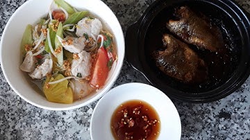 [Cooking #4] Canh Chua Cá Chả và Cá Kho Tiêu