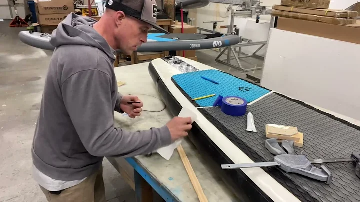 Easy way to repair an inflatable paddle board