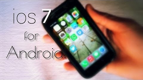 Make your android Look IOS 7!