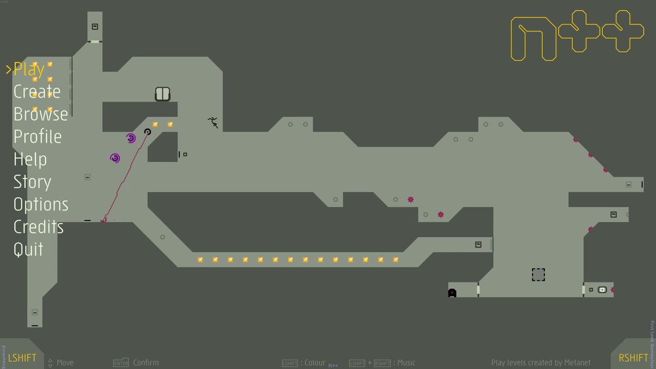 N++ (NPLUSPLUS) Gameplay - First Look - YouTube