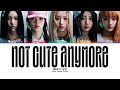 ILLIT NOT CUTE ANYMORE Lyrics 아일릿 NOT CUTE ANYMORE 가사 Color Coded Han Rom Eng 