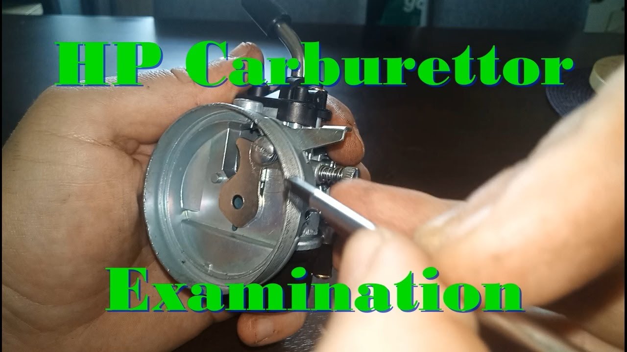 HP Carb Examination Motorised Bike YouTube