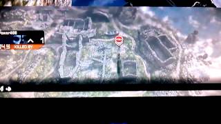 Across the map throwing knife kill on Stonehaven
