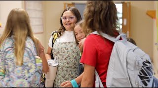 Nixa Staff Welcomes Students With Smiles and Hugs