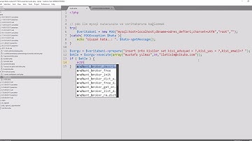php sınıf eğitimleri pdo kullanımı - kayıt ekleme