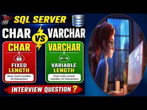 CHAR vs VARCHAR in SQL Server | Difference Between CHAR and VARCHAR in Hindi