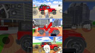 Thar Car Cheat Code Challenge In Indian theft auto vs IBD3D vs Indian Gtiv #shorts #gaming #gta