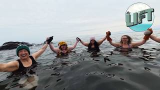Plunging into frigid Lake Superior | The Lift on WDIO