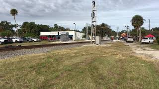 FEC Christmas Train 2018 Canal Street New Smyrna Beach, Fla,