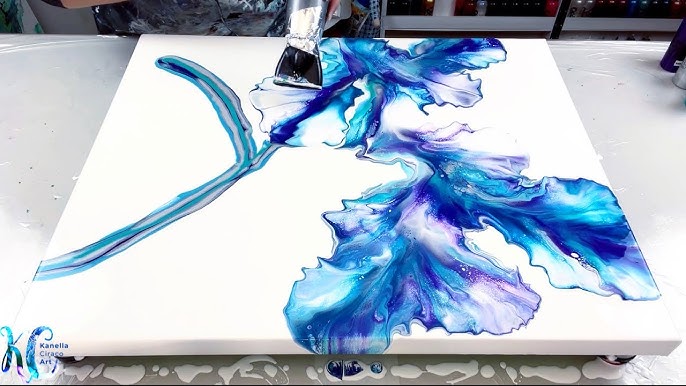 My favorite hair dryer for acrylic pour dutchpour paintings 