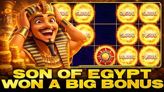 Son of Egypt — I won a big bonus | Gameplay and Winning Tricks | melbet | 1xbet promo code