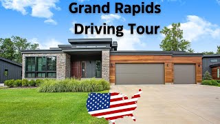 Driving Tour | East Grand Rapids | Luxury Neighborhood | Michigan | USA