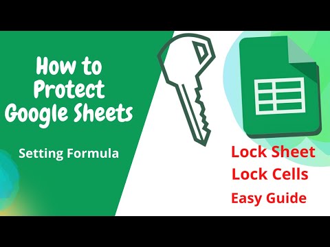 কিভাবে #গুগল শীট এবং লক সেল সহজে সুরক্ষিত করবেন?