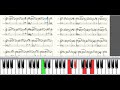 Распевка - сольфеджио - большой минорный септаккорд (piano)