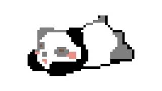 Pixel color by number no sound no talk i coloring panda screenshot 4