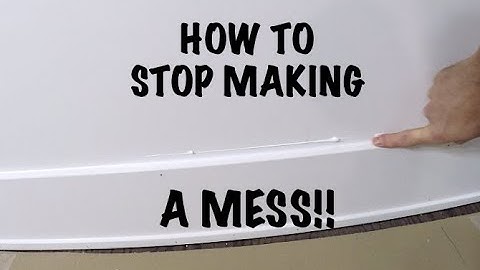 HOW TO CAULK BASEBOARDS