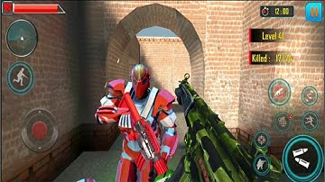 Fps Robot Shooting Games – Counter Terrorist Game - Android GamePlay -  FPS Games Android#17