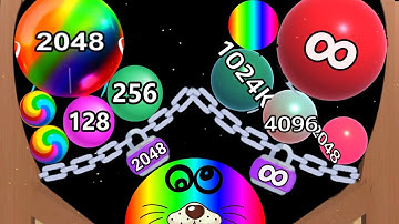 Satisfying Mobile Game / Blob Merge 3d - ball run 2048 Level Up Gameplay Walkthrough Mobile part #2