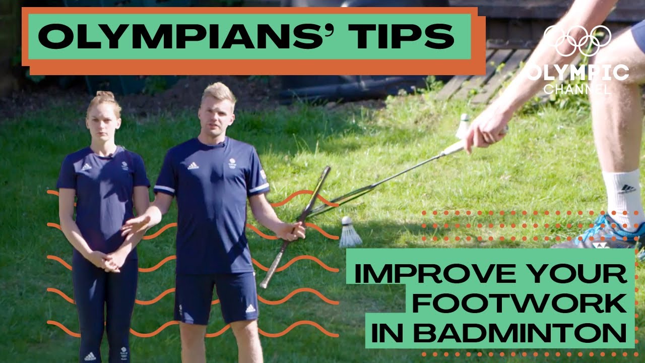 How to Improve your footwork for Badminton ft. Lauren Smith & Marcus Ellis | Olympians' Tips