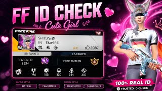 Girl ID Check 😍 | Free Fire Profile Review 🔥 | OP Stats #youtubevideos #viralvideo