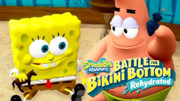 SpongeBob Battle for Bikini Bottom Rehydrated - 100% Walkthrough Part 1: Opening!